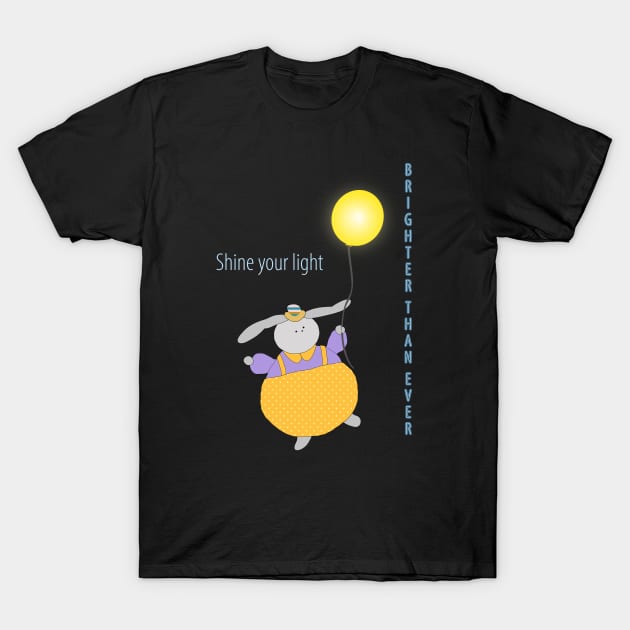 Shine Your Light to Higher Ground T-Shirt by MelissaJBarrett